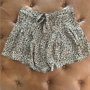 Leopard print shorts